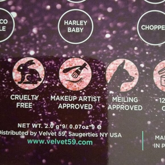 Paris Manning Velvet 59 Biker Babe Eyeshadow Contour Palette Perfect Gift - Picture 9 of 11